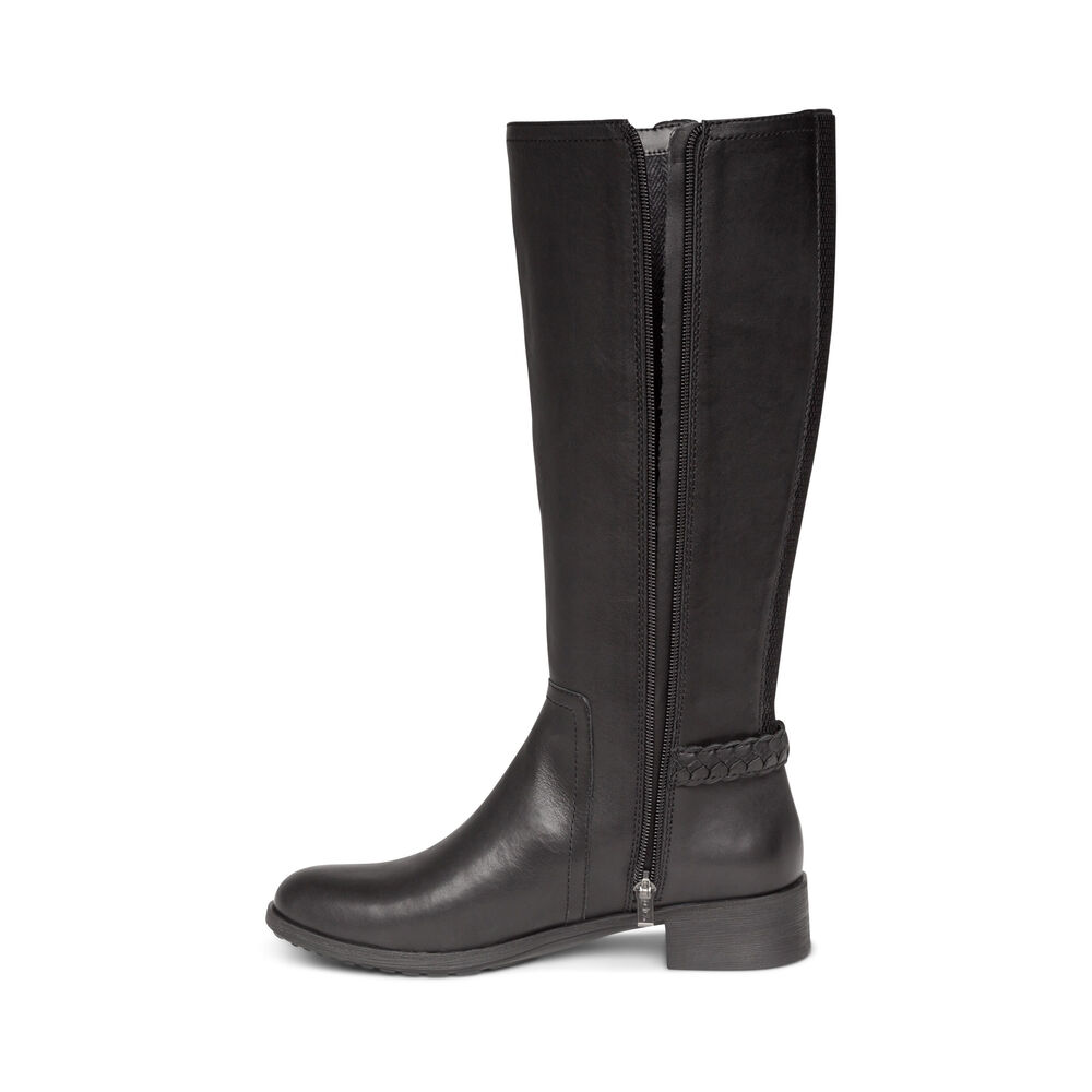 Aetrex Women's Vera Boots - Black | USA PNPWDZB